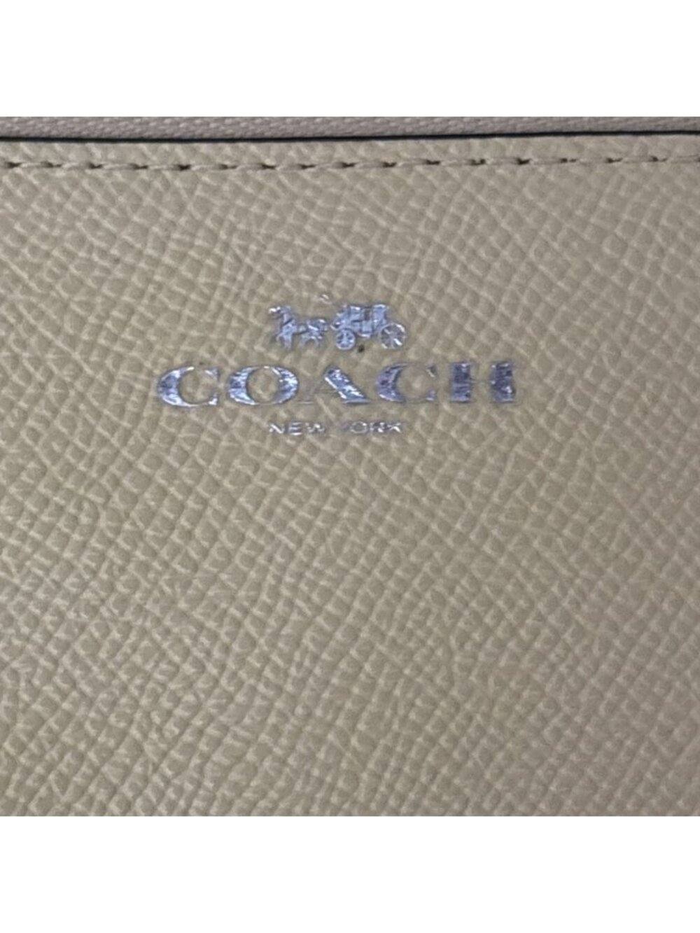 Coach Retro Yellow Leather Wristlet Corner Zip Wallet Small Clutch #58032 - Picture 3 of 11